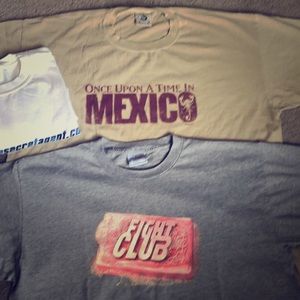 3 movie T-shirts XL